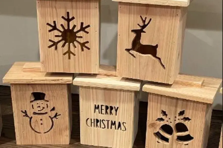 DIY Wooden Christmas Boxes