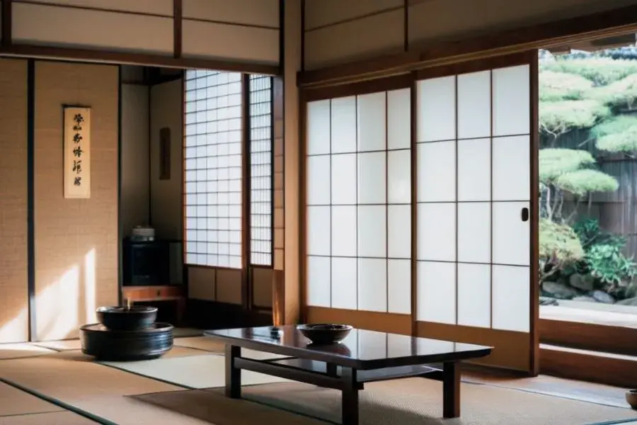 Simple Japanese living room
