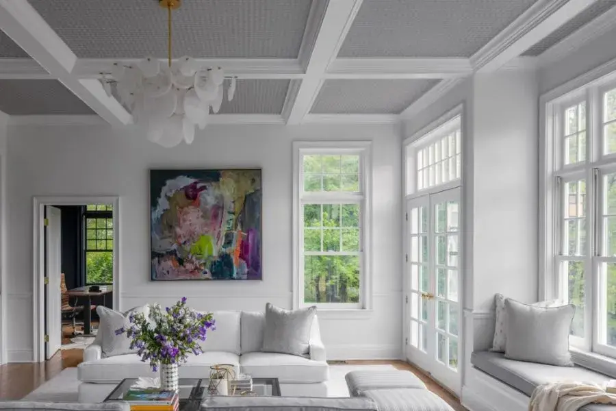 White- themed Living Room